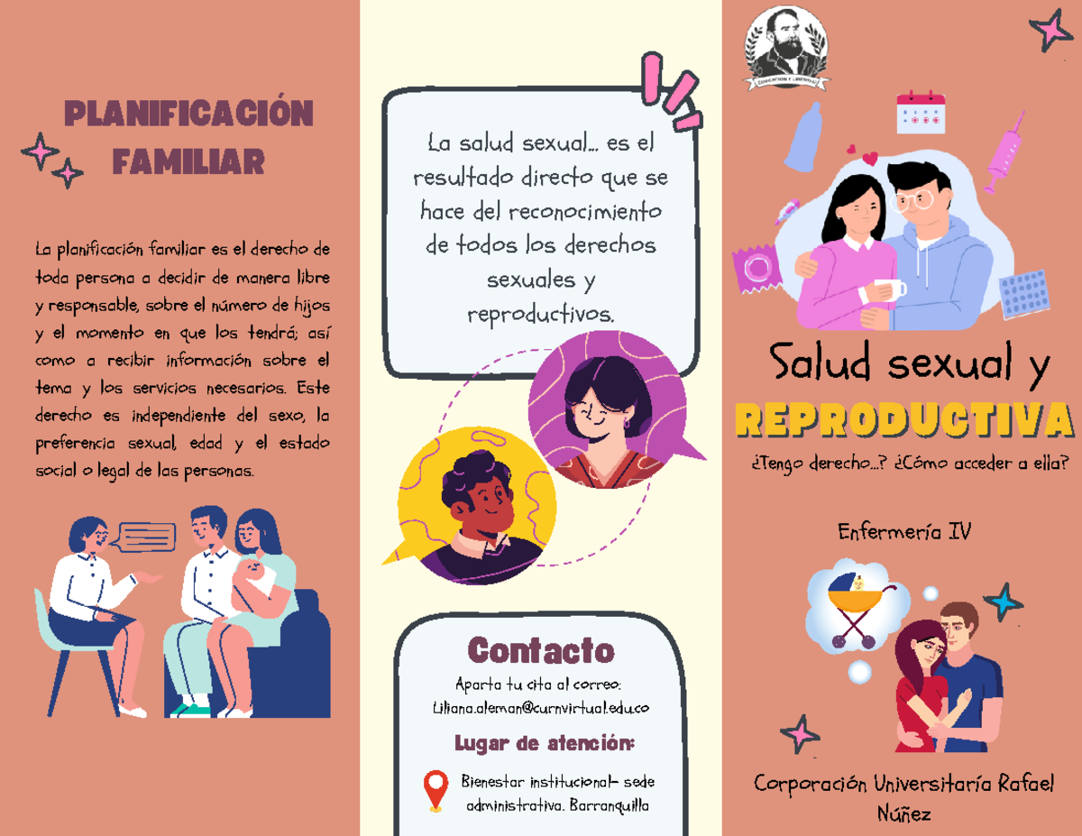 Salud Sexual Y Reproductiva La Planificación Familiar Es El Derecho De Toda Persona A Decidir 9705