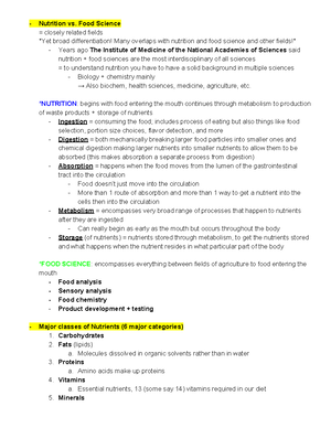 The digestive system - Lecture notes on the types of digestion ...