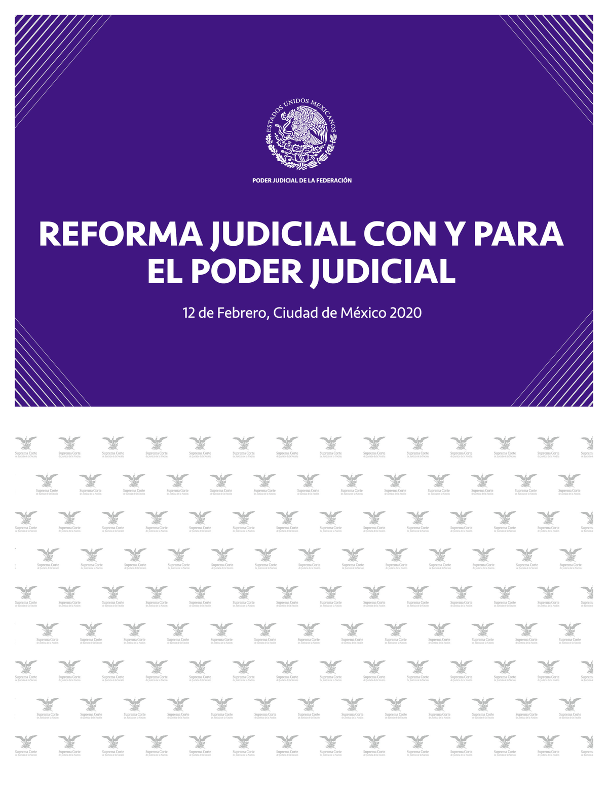 Proyecto de Reforma Judicial 1 PROYECTO DE REFORMAS CON Y PARA EL