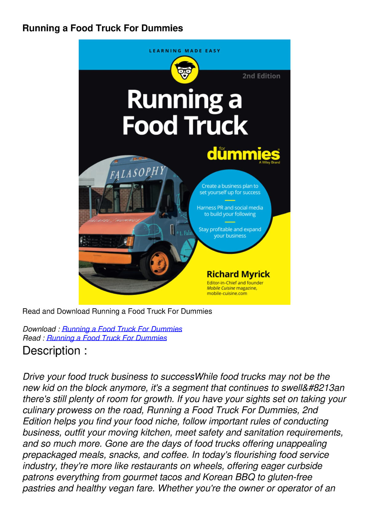 download-book-pdf-running-a-food-truck-for-dummies-running-a-food