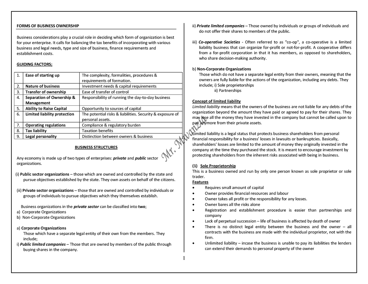 forms-of-business-ownership-pdf-forms-of-business-ownership-business