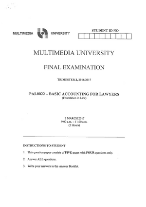 41593 - Final Exam Questions - . . ._ STUDENT ID NO MULTIMEDIA r 