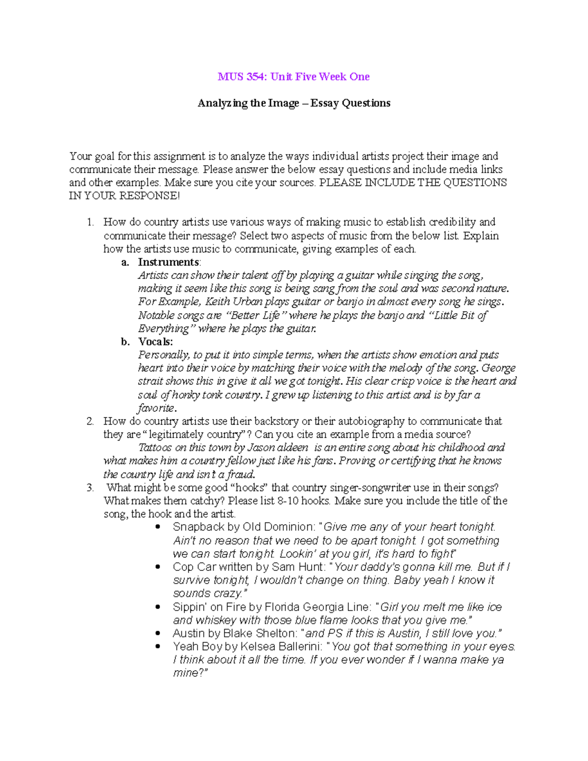 Unit 5 Part 1 Assignment Hello this is a really good paper I think you ...