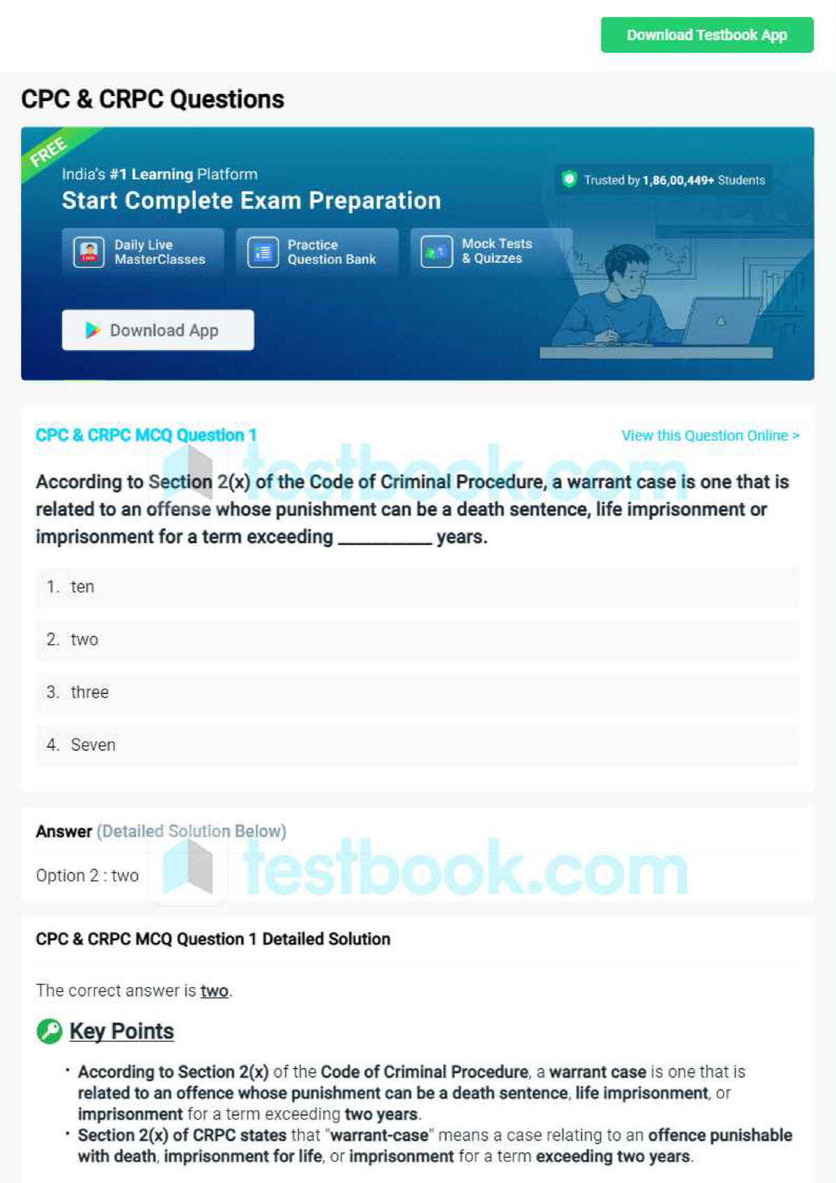 Mcq On Cpc Crpc 5eea6a0839140 F30f369d860 - Corporate Law - Studocu