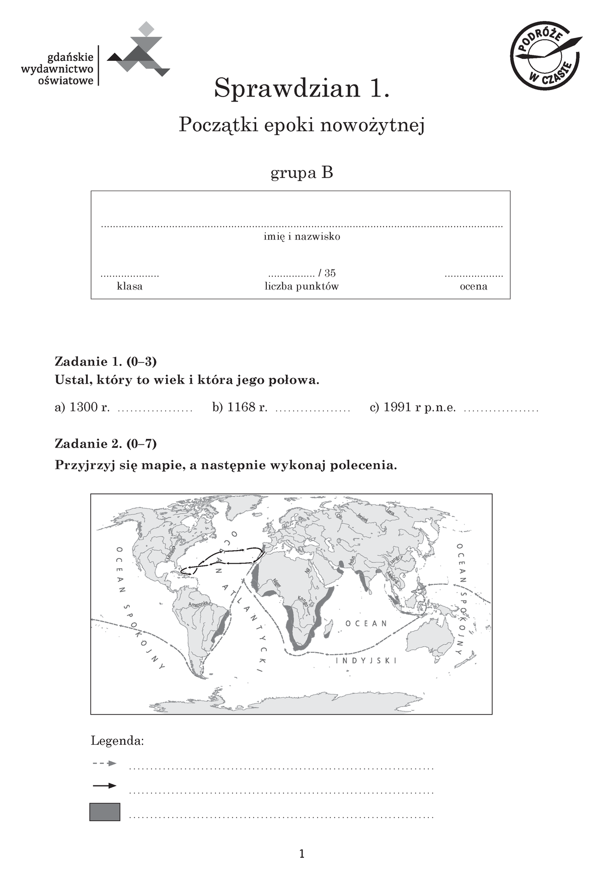 Sprawdzian-1-wersja-b-pdf (1) (2) (1) - Sprawdzian 1. Początki Epoki ...