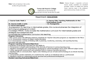 Learning Task 1 - LE-1 - Learning Task 1 Realizing What Teaching ...