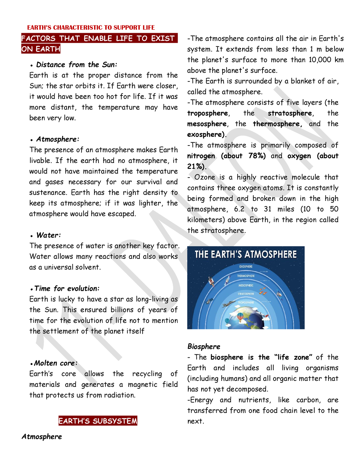 q1-stem11-earth-science-reviewer-factors-that-enable-life-to-exist