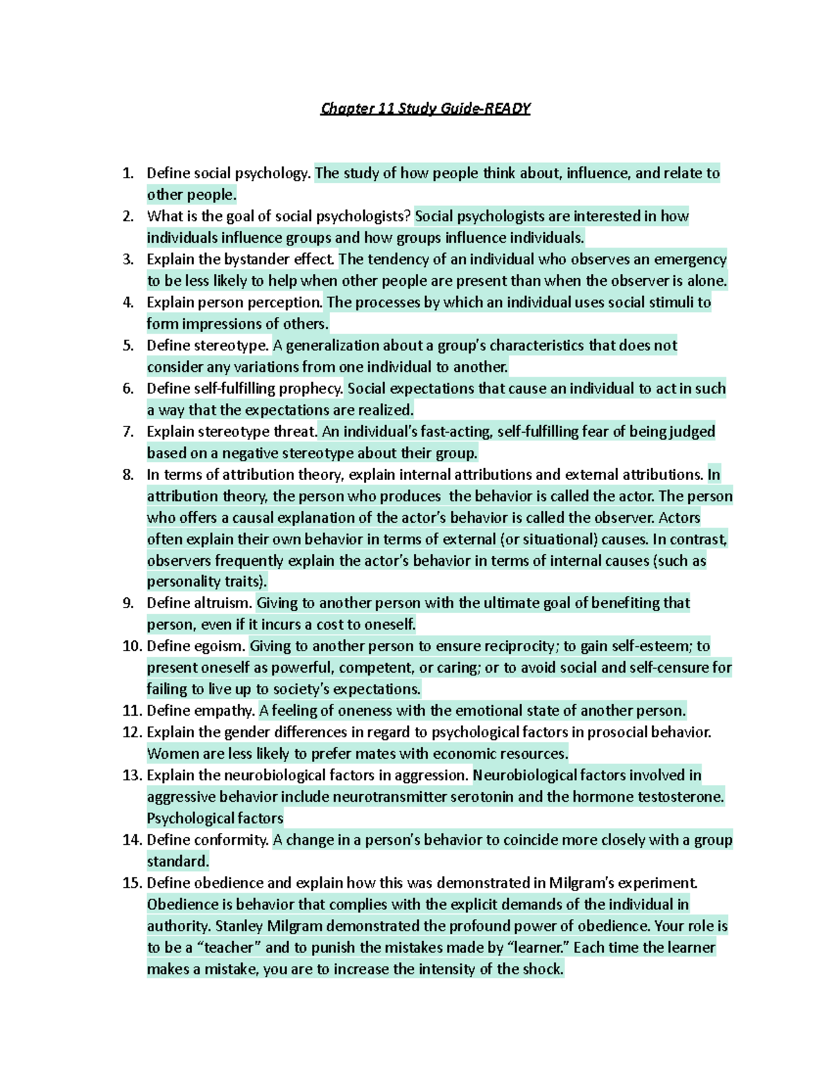 Chapter 11 Study Guide, spring 23 - Chapter 11 Study Guide-READY Define ...