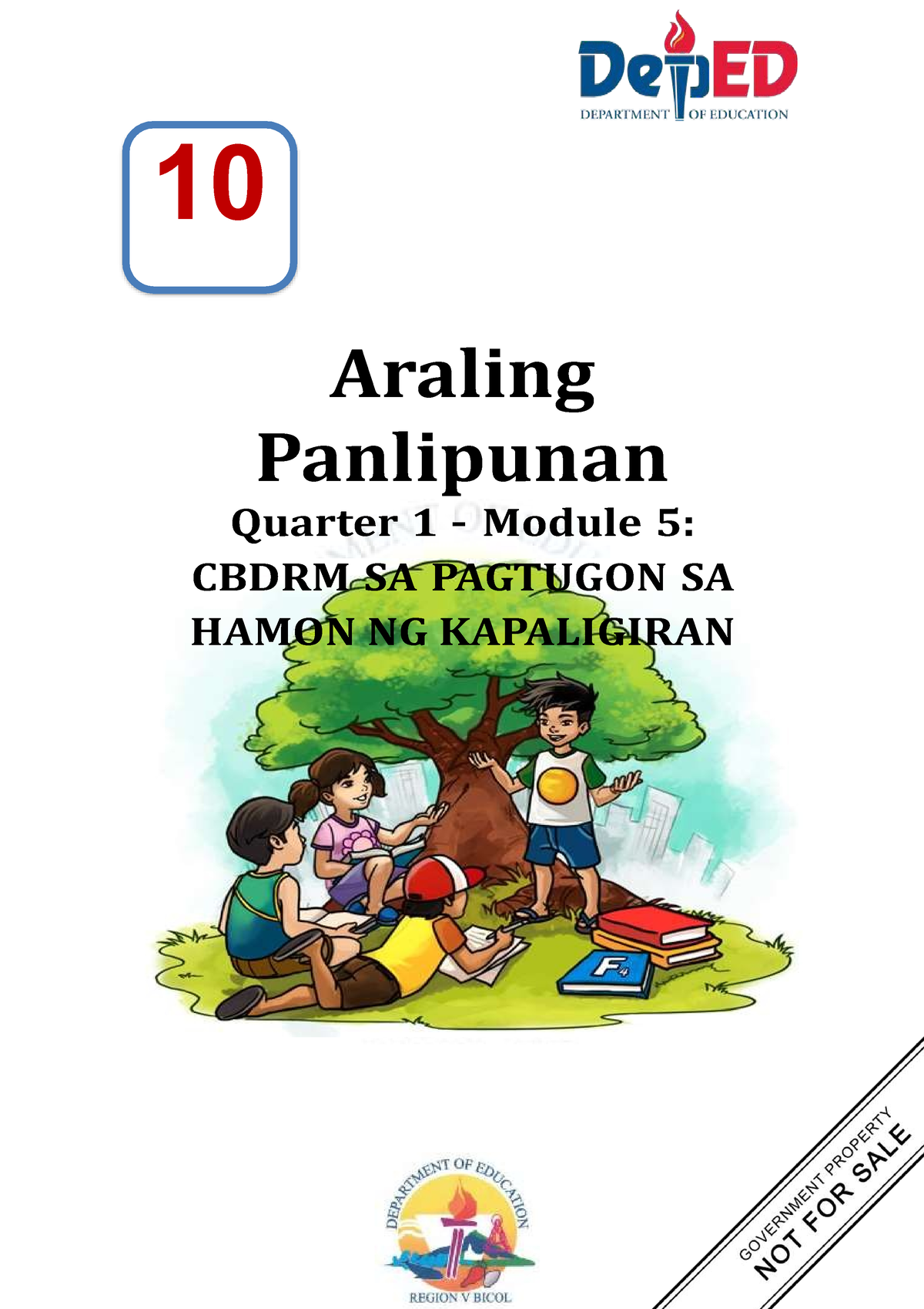 Modyul 5 Araling Panlipunan 10 Araling Panlipunan Quarter 1 Module 5 Cbdrm Sa Pagtugon Sa 5055