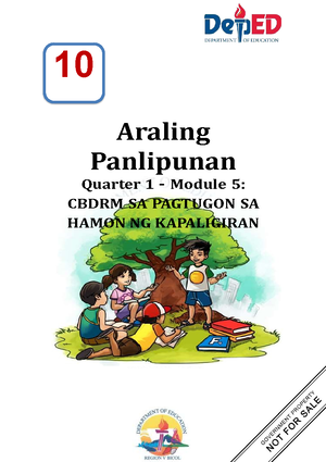 Araling Panlipunan 10 MELCs - ARALING PANLIPUNAN - Studocu