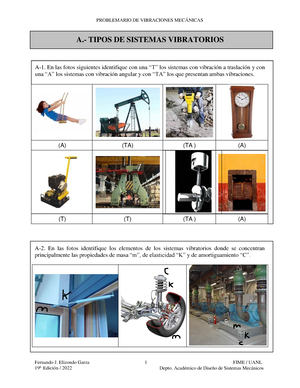 Problemas B Problemario - Vibraciones Mecanicas - Studocu