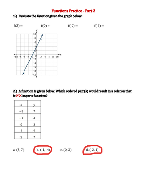 Algebra I Formula Sheet - Algebra 1 Assessment System Formula Sheet ...