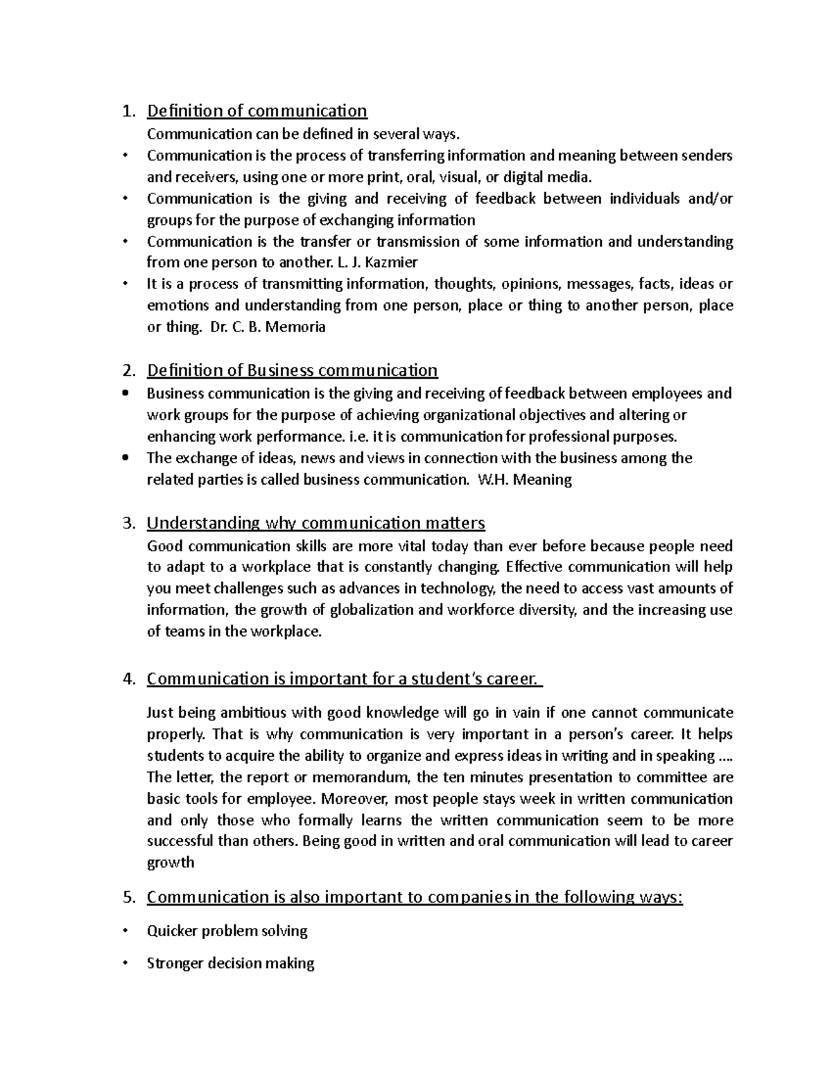 bus201-lecture-note1-business-communication-1-definition-of