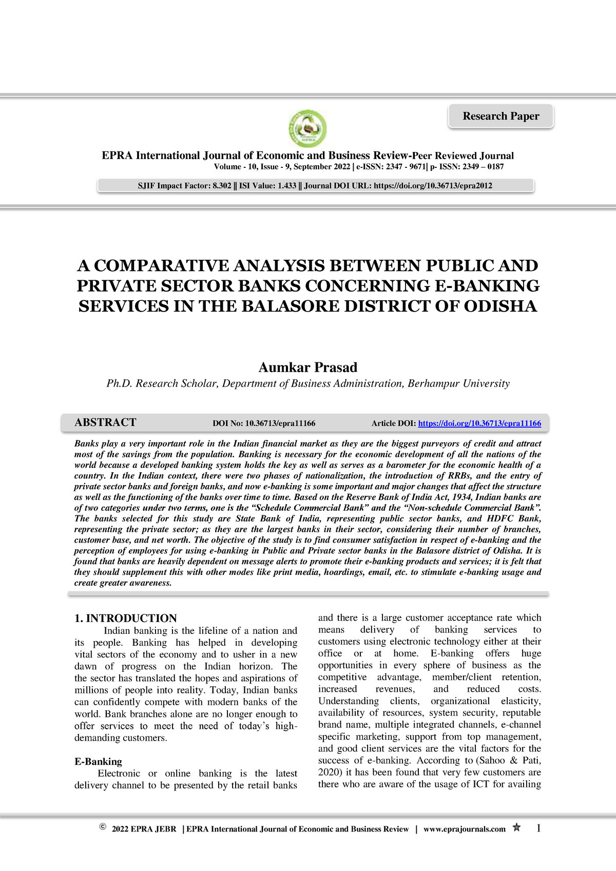 110pm 1.EPRA Journals 11166 - Research Paper EPRA International Journal ...