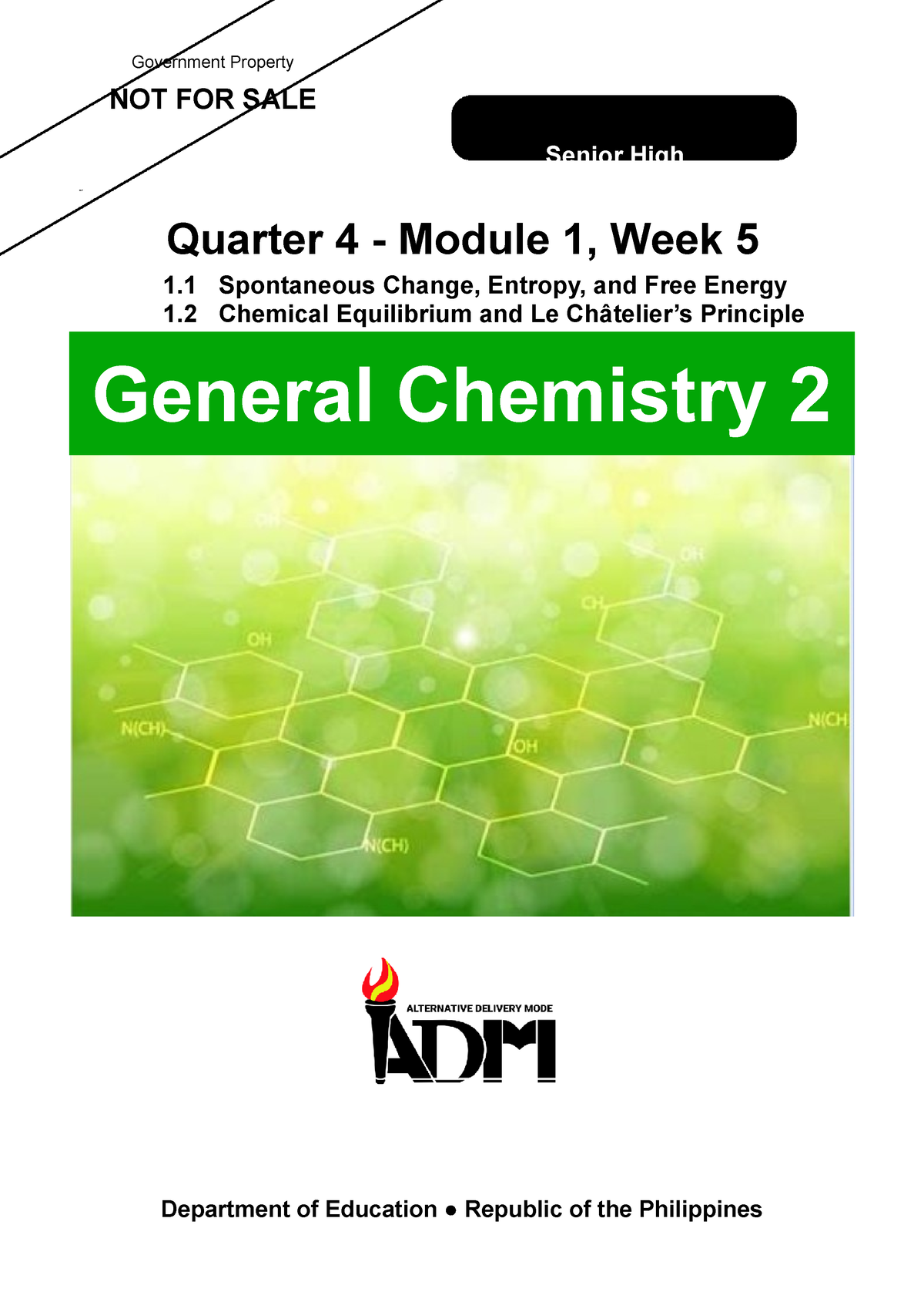 Gen Chem 2 Q4 Module-1 - Bdbdhdnd - General Chemistry 2 NOT Quarter 4 ...