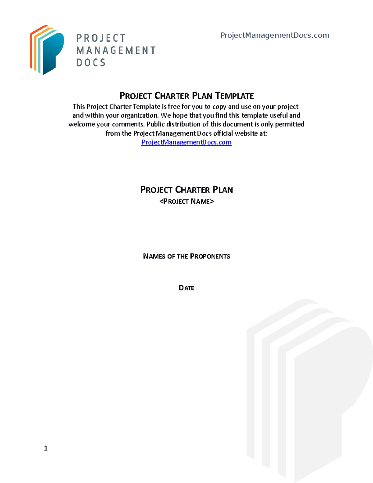 Project-Charter - Project-Charter - PROJECT CHARTER PLAN TEMPLATE This ...