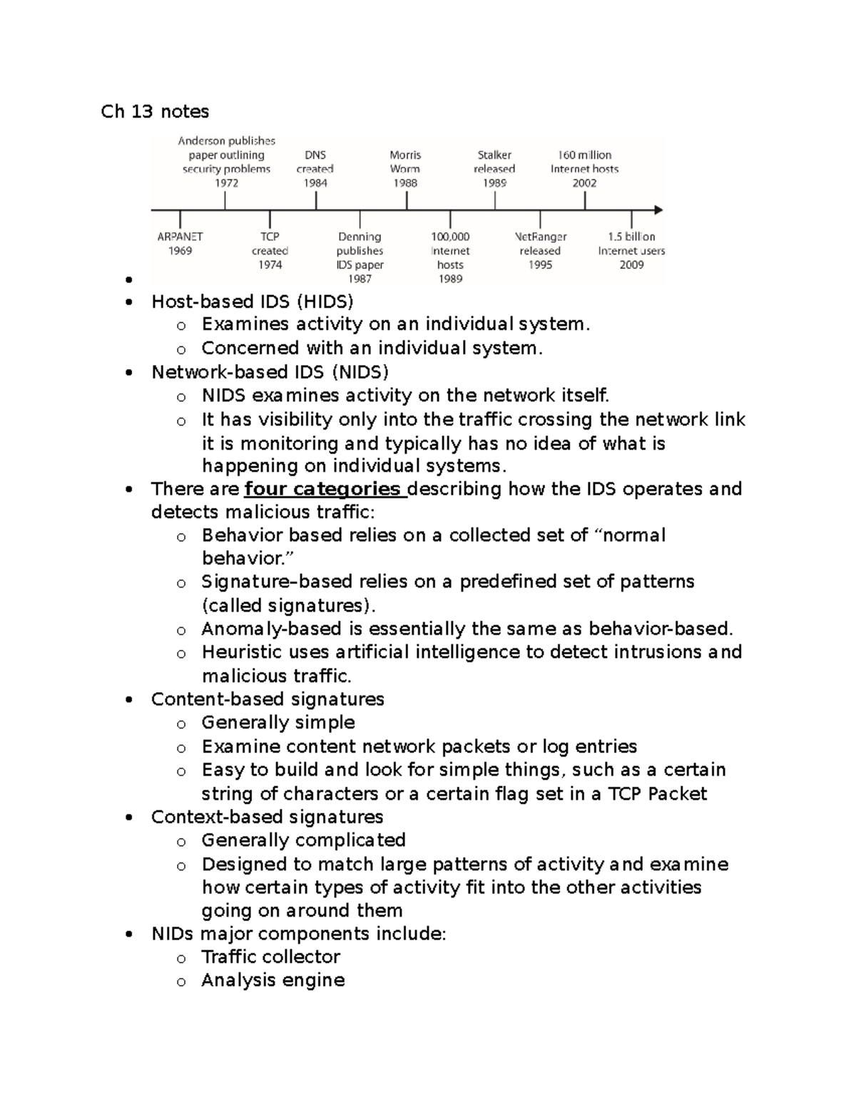 Ch 13 notes - IS 3513 - UTSA - Studocu