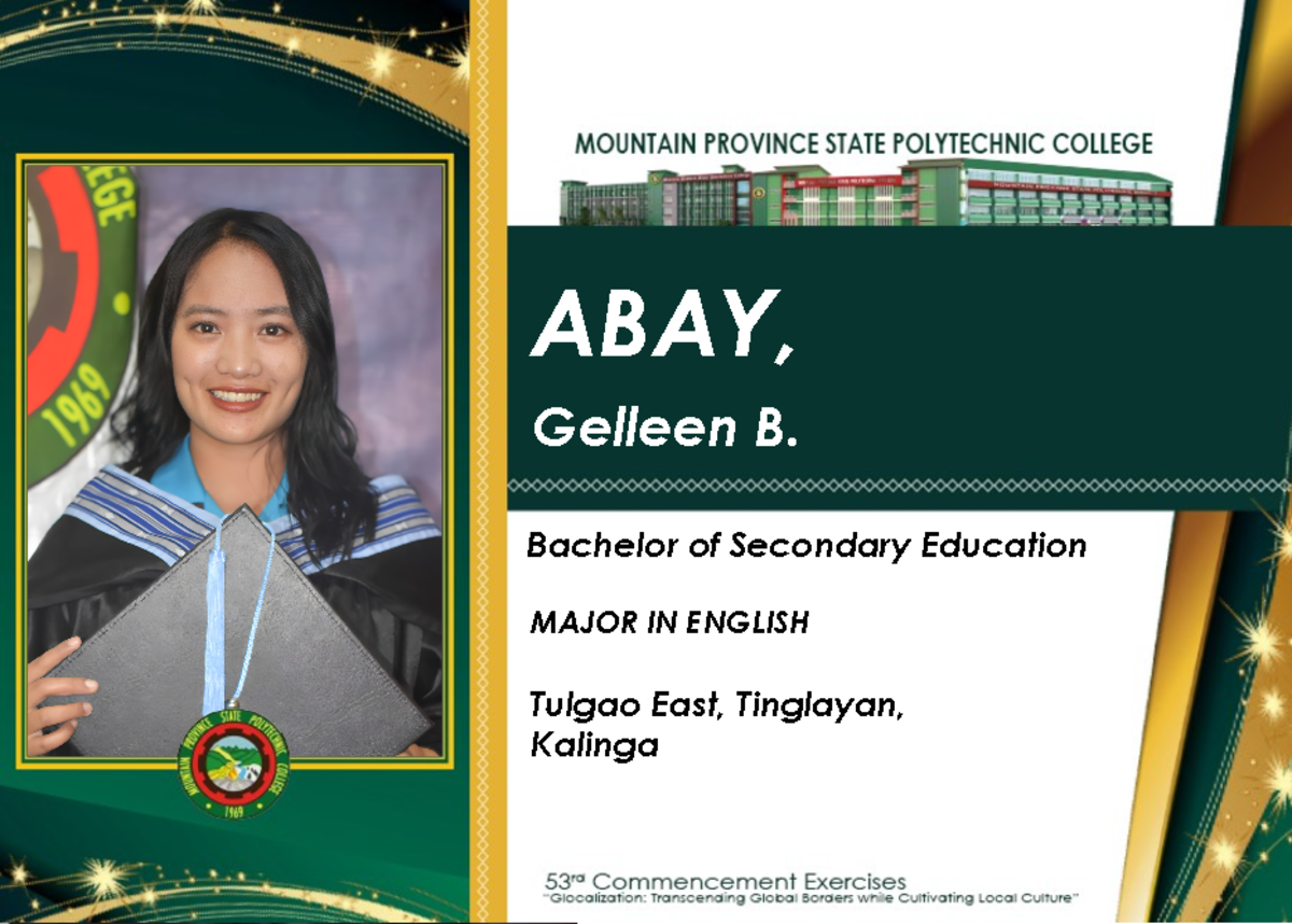 Bsed-eng - Pdf - ABAY, Gelleen B. Bachelor of Secondary Education ...