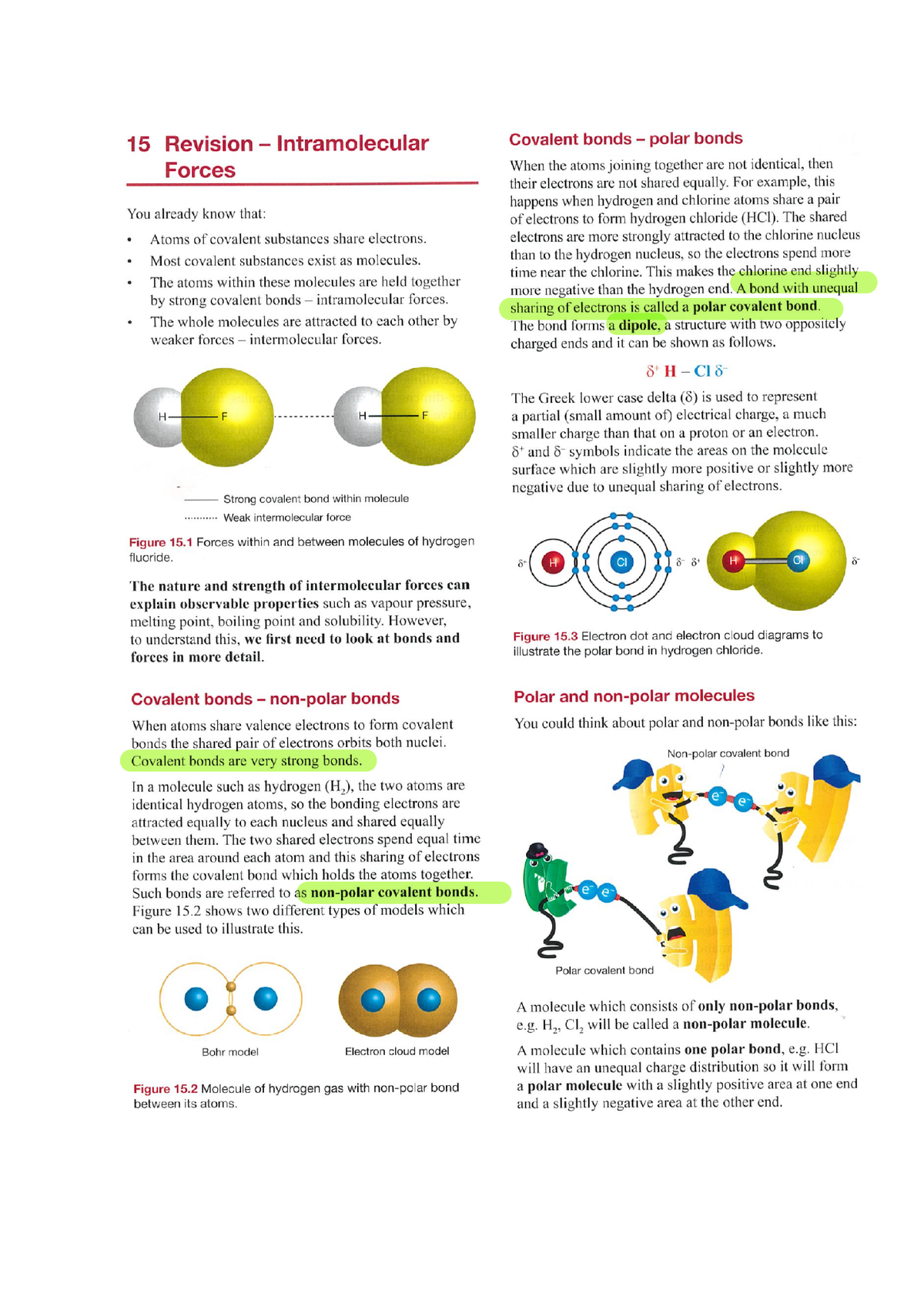 Intermolecular Forces Revision CHEM Studocu