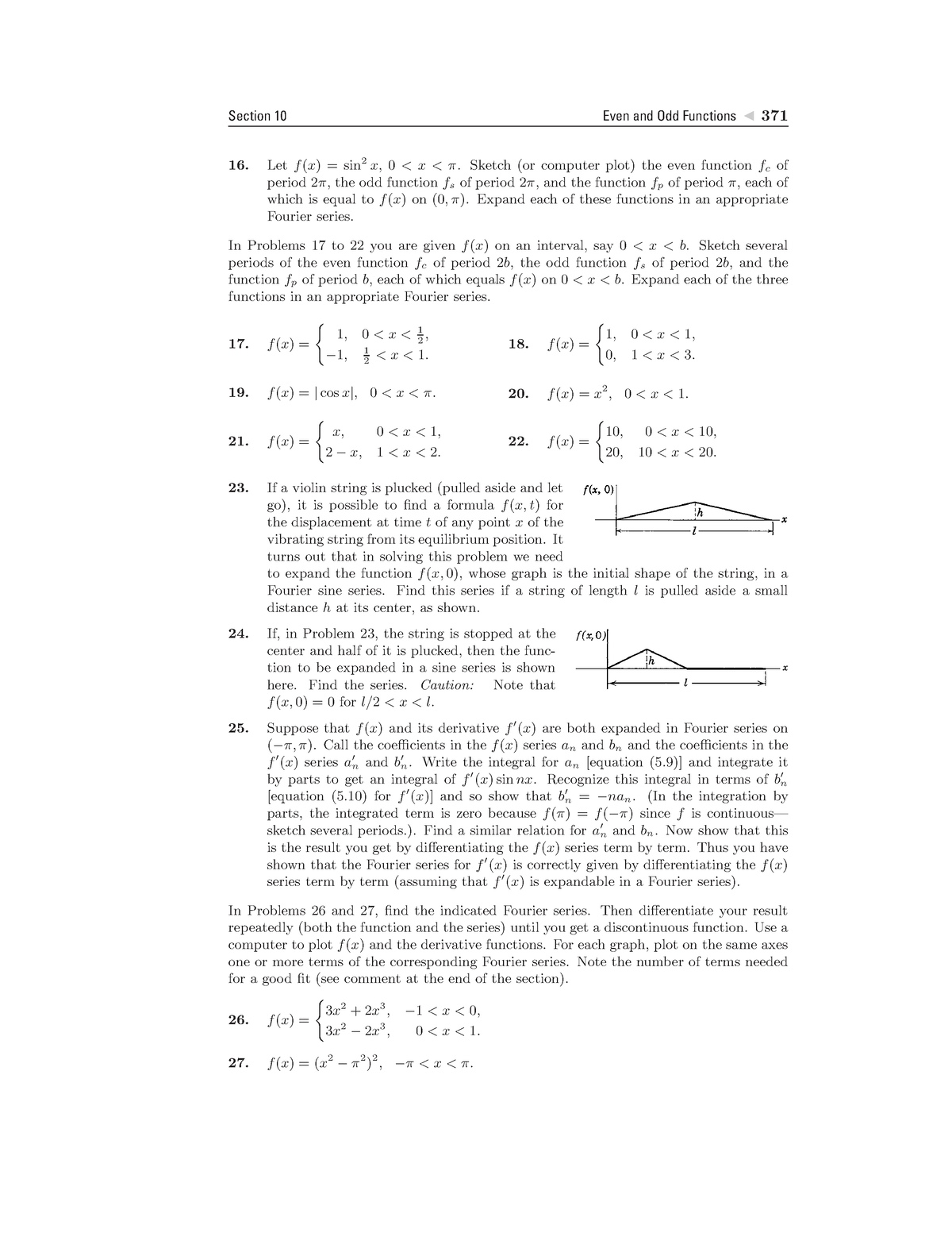 Mathematical Methods IN THE Physical Sciences-391-393 - Section 10 Even ...