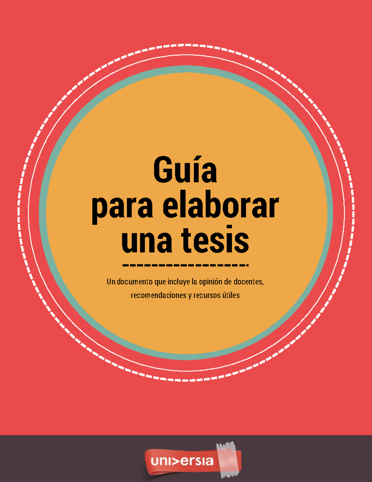 Guia Para Elaborar Una Tesis De Grado - Guía Para Elaborar Una Tesis Un ...