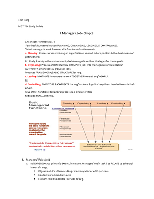 MGT 764 Midterm sg Fall 2022 pt 1 - MGT 764 Midterm Exam Study Guide ...
