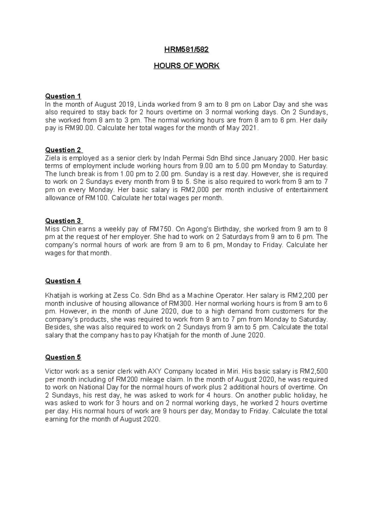 assg-3-rates-of-pay-q-rate-of-pay-employment-of-laws-hrm581