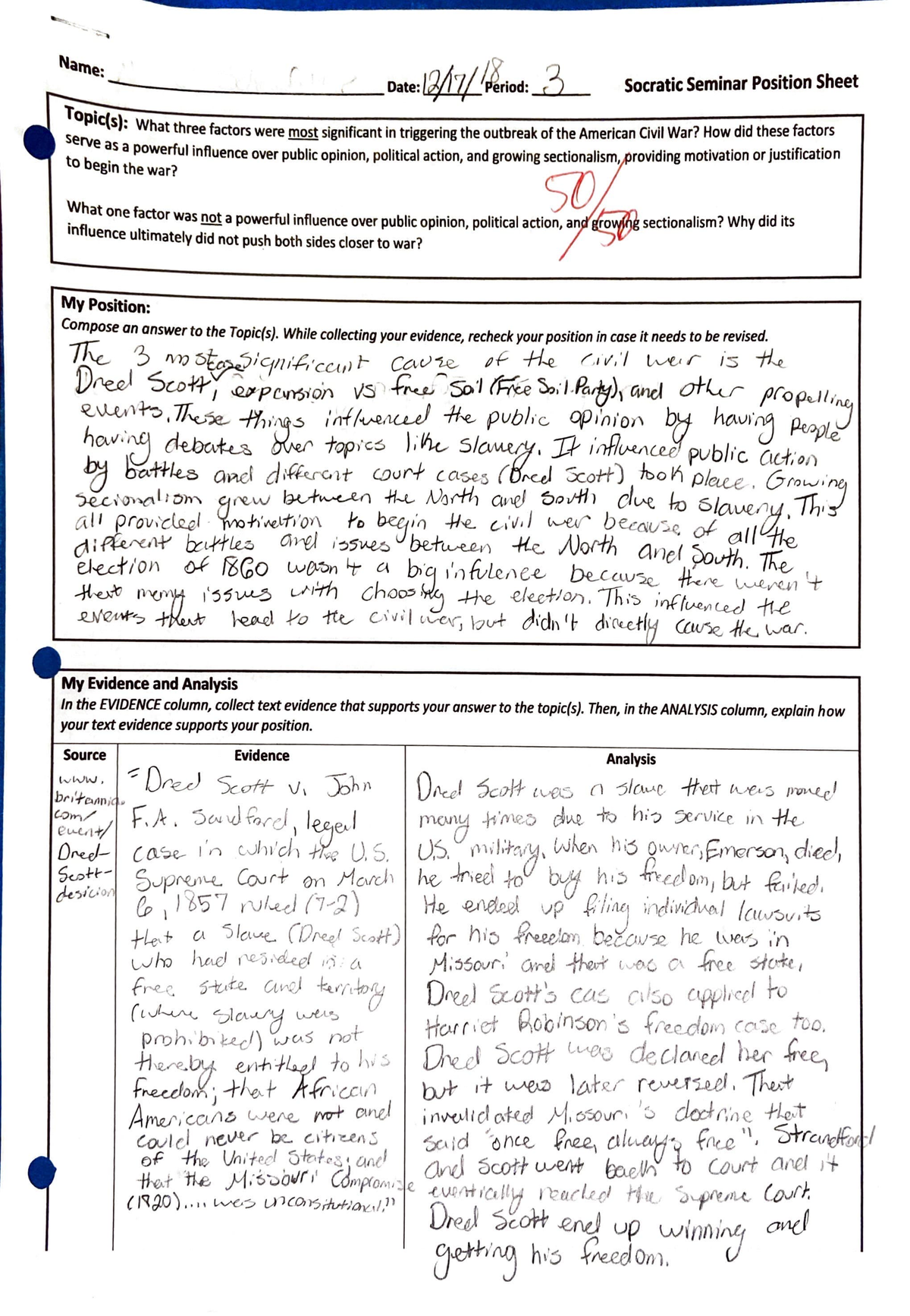 american civil war assignment