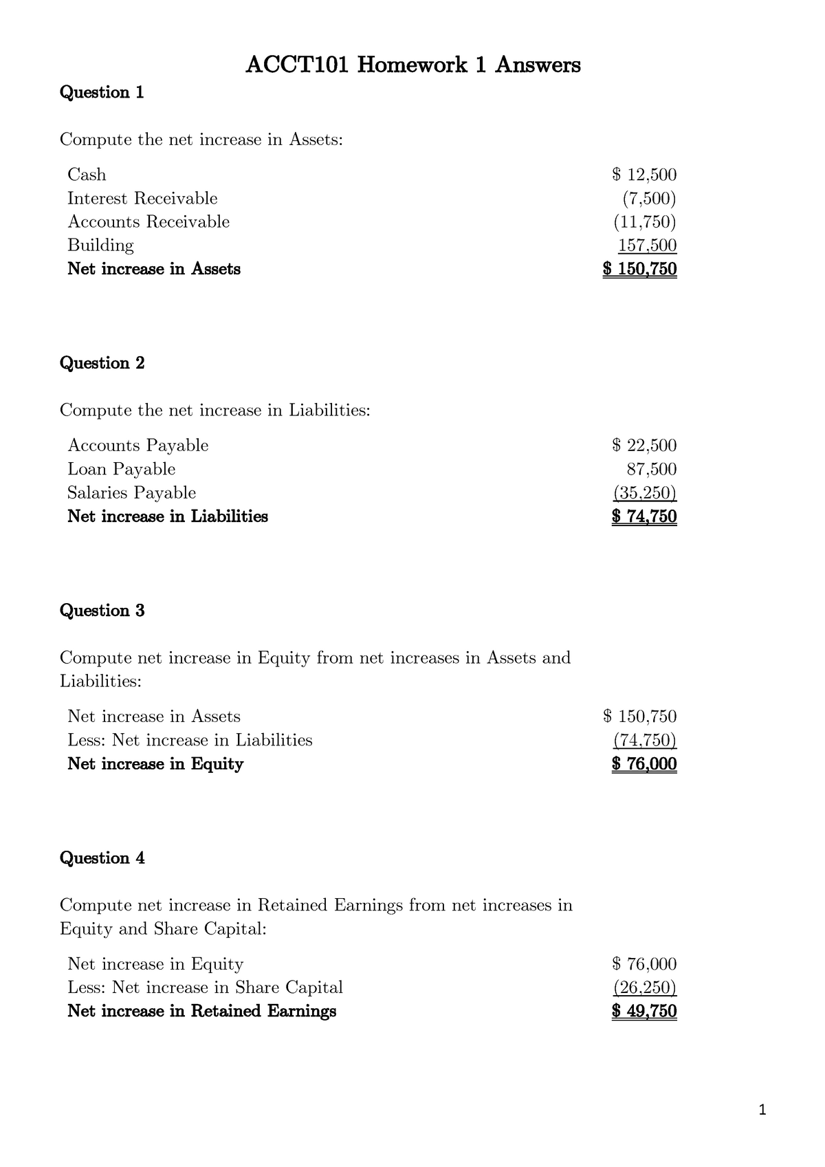 pearson accounting homework answers