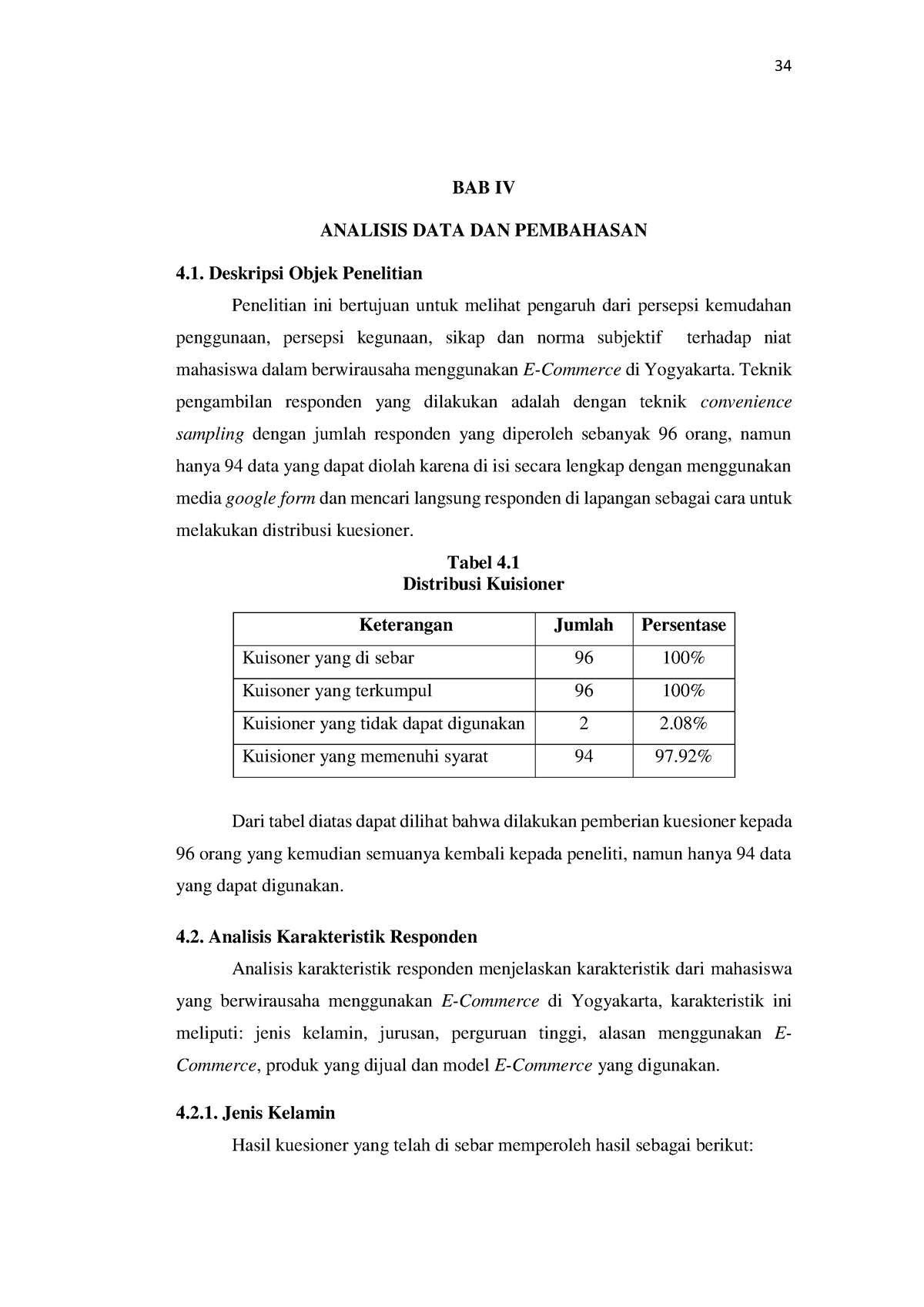 Faktor- Faktor YANG Mempengaruhi Mahasiswa 1 12 - 34 BAB IV ANALISIS ...