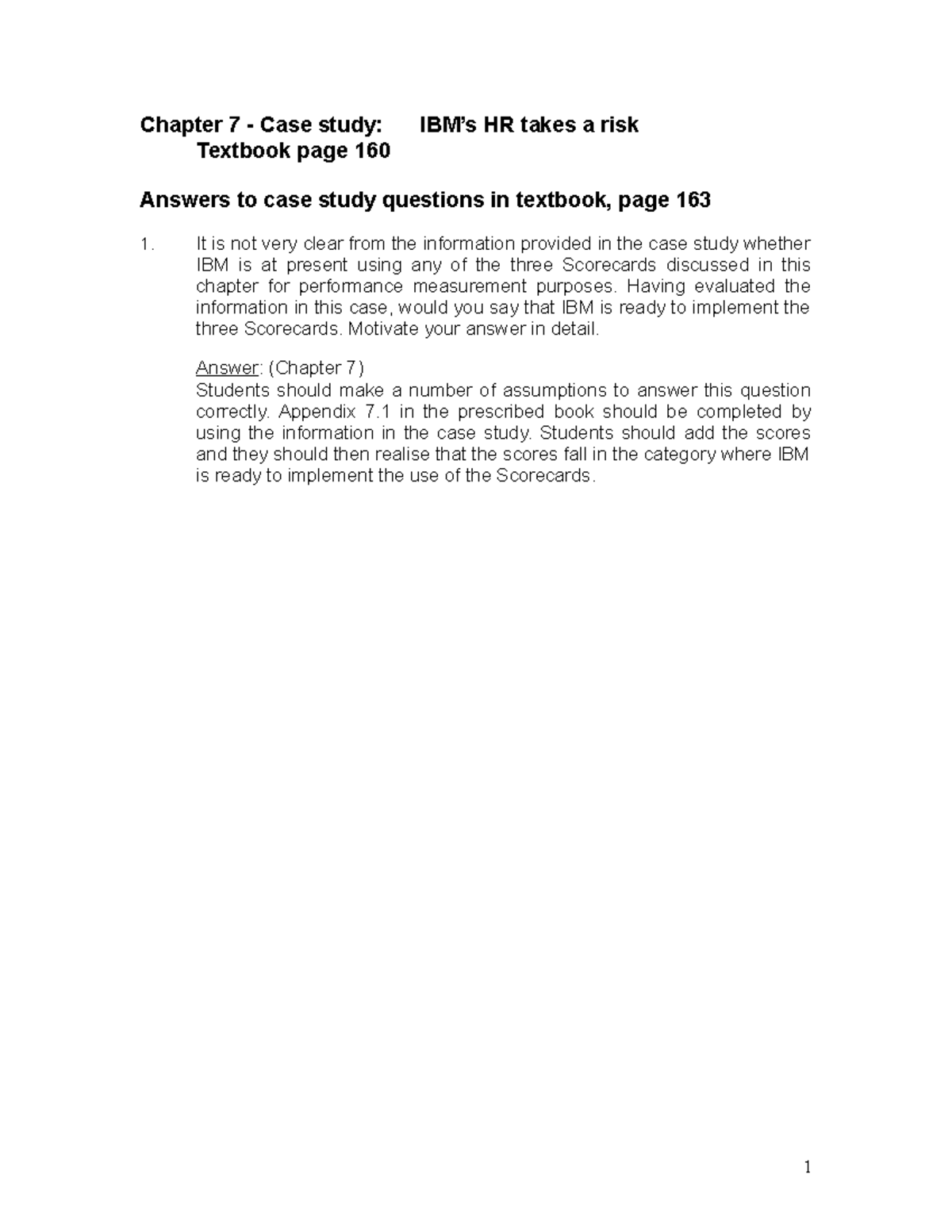 Su 7 case study THAST MAY BE ASKED IN THE EXAM - Chapter 7 - Case study ...
