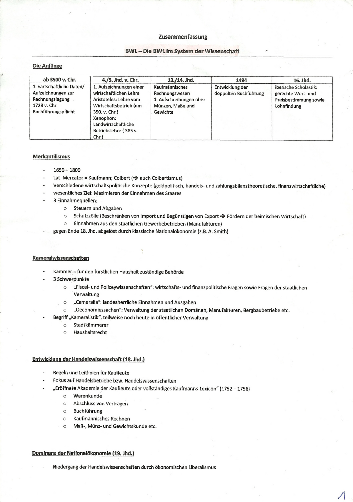 BWL Zusammenfassung - Grundlagen Der Bwl - Studocu