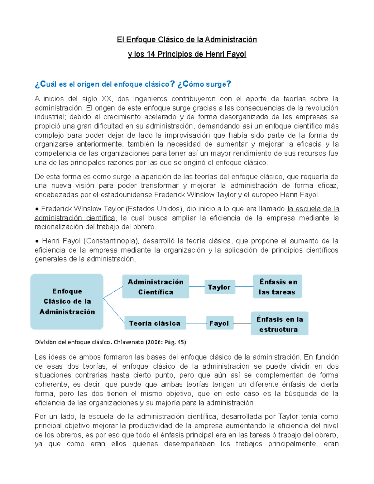 Los Enfoques De La Administración Y Los Antecedentes Y Algunos Principales Autores El Enfoque 8488