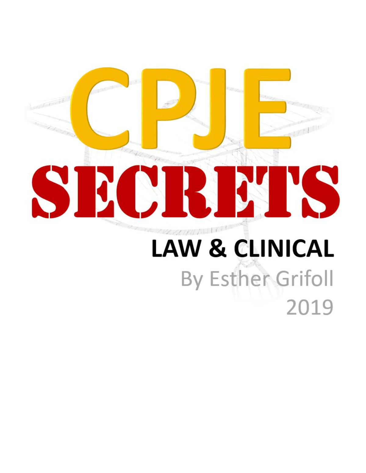 2019 CPJE Secrets CPJE Table of Contents Antibacterial Agents