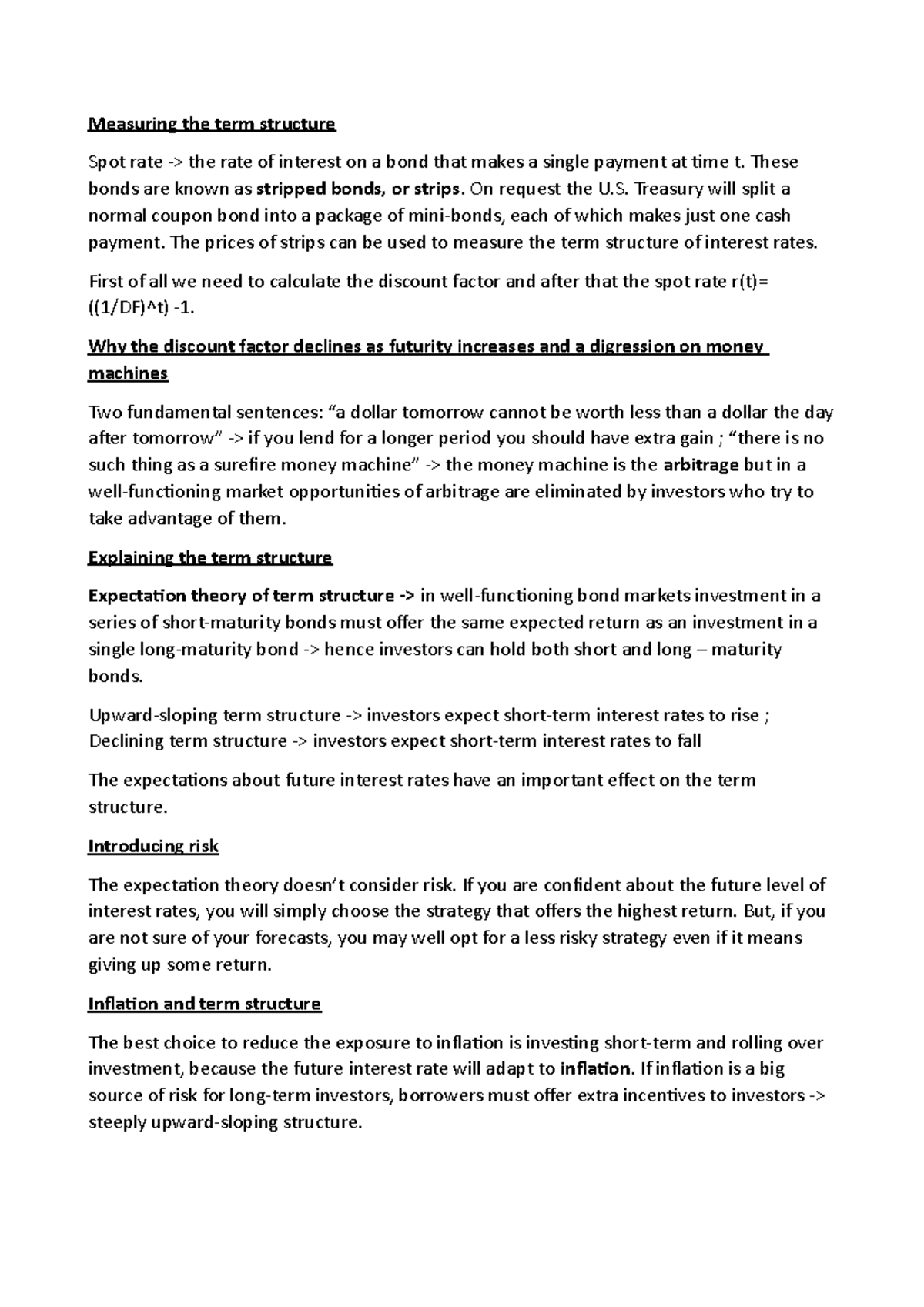 valuing-bonds-second-part-measuring-the-term-structure-spot-rate