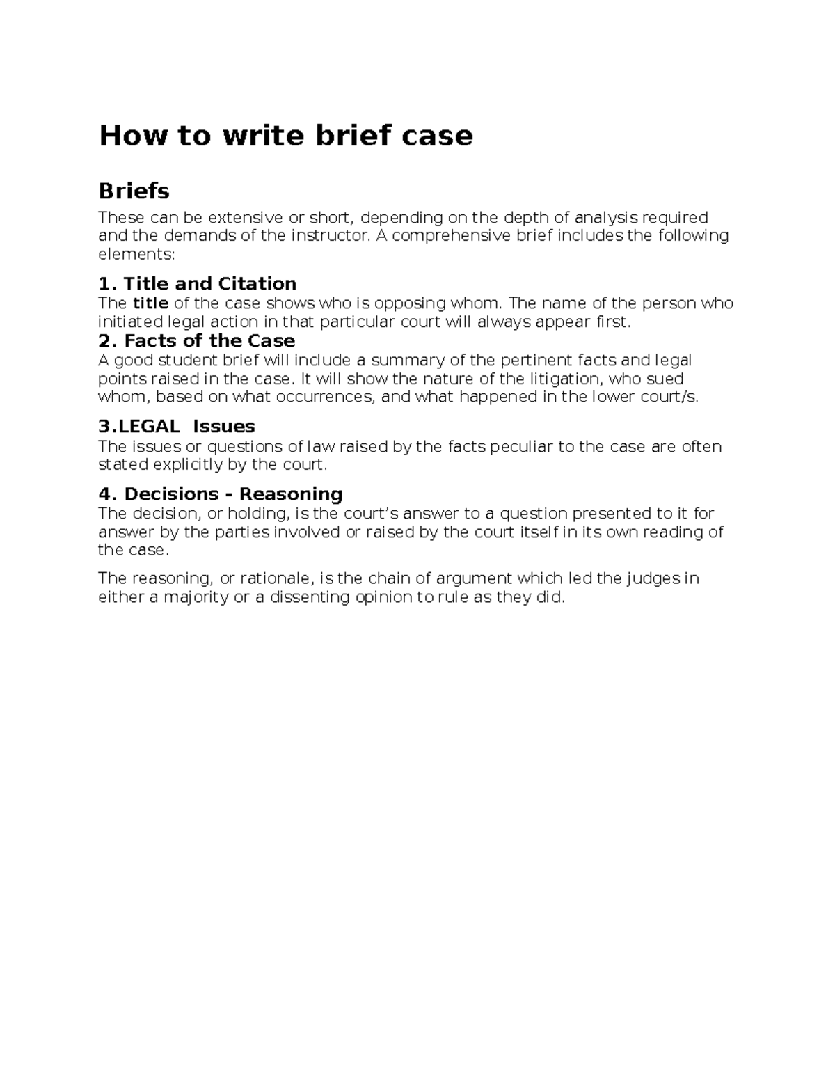 How To Write Brief Profile