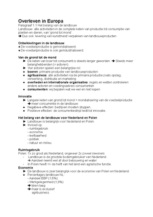 Samenvatting Aardrijkskunde De Geo - Arm En Rijk (Havo Bovenbouw ...