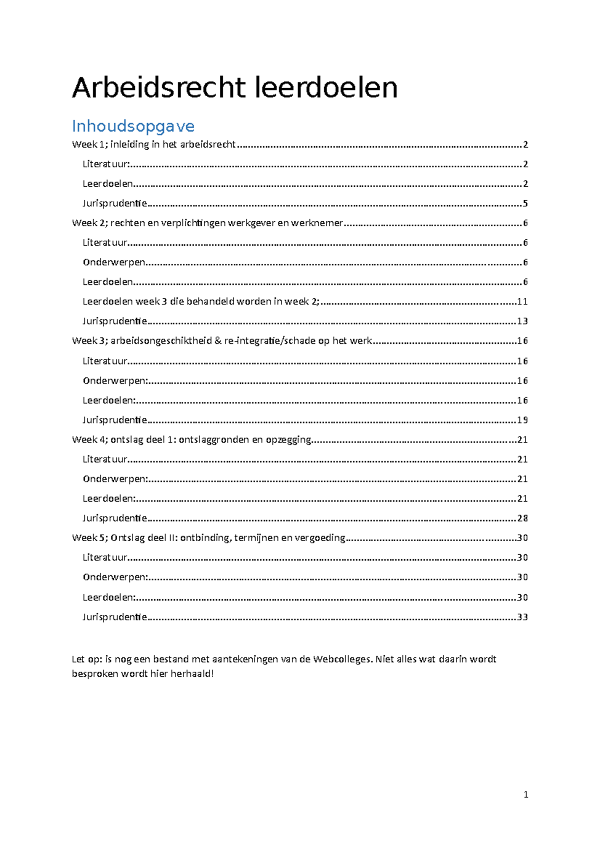 Samenvatting Schets Van Het Nederlandse Arbeidsrecht - Arbeidsrecht ...