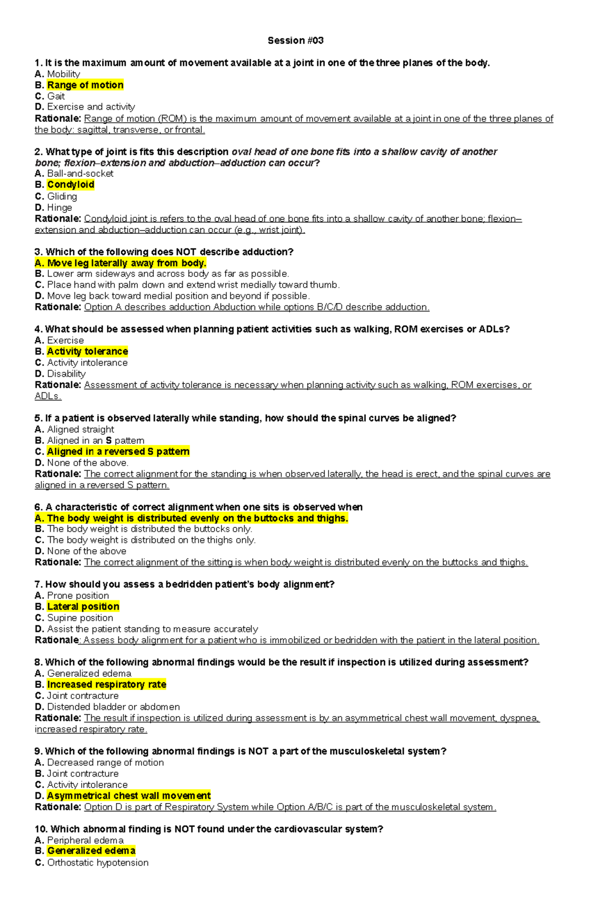 Funda LAB Session 3 Answers Session 1. It is the maximum amount