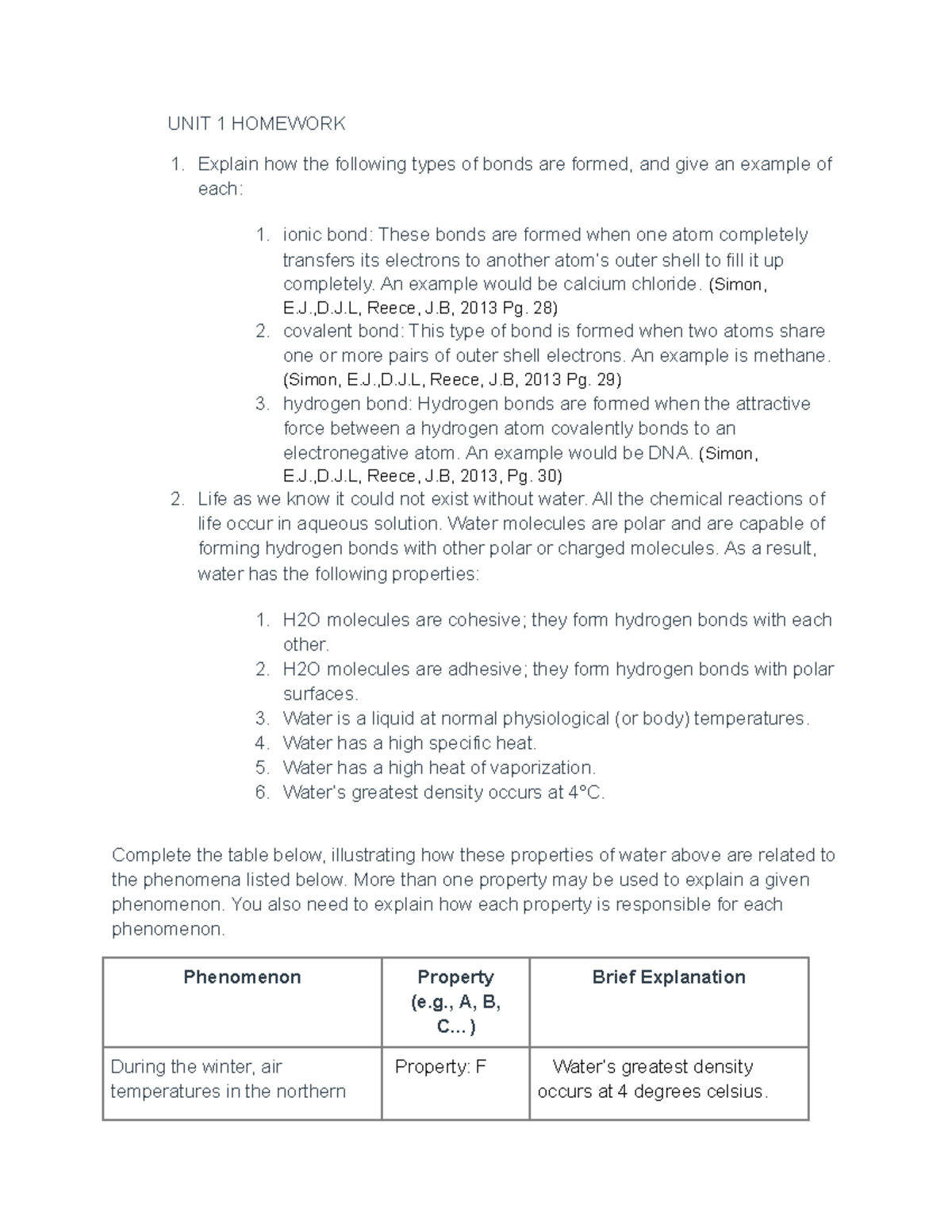 pg online homework answers unit 1