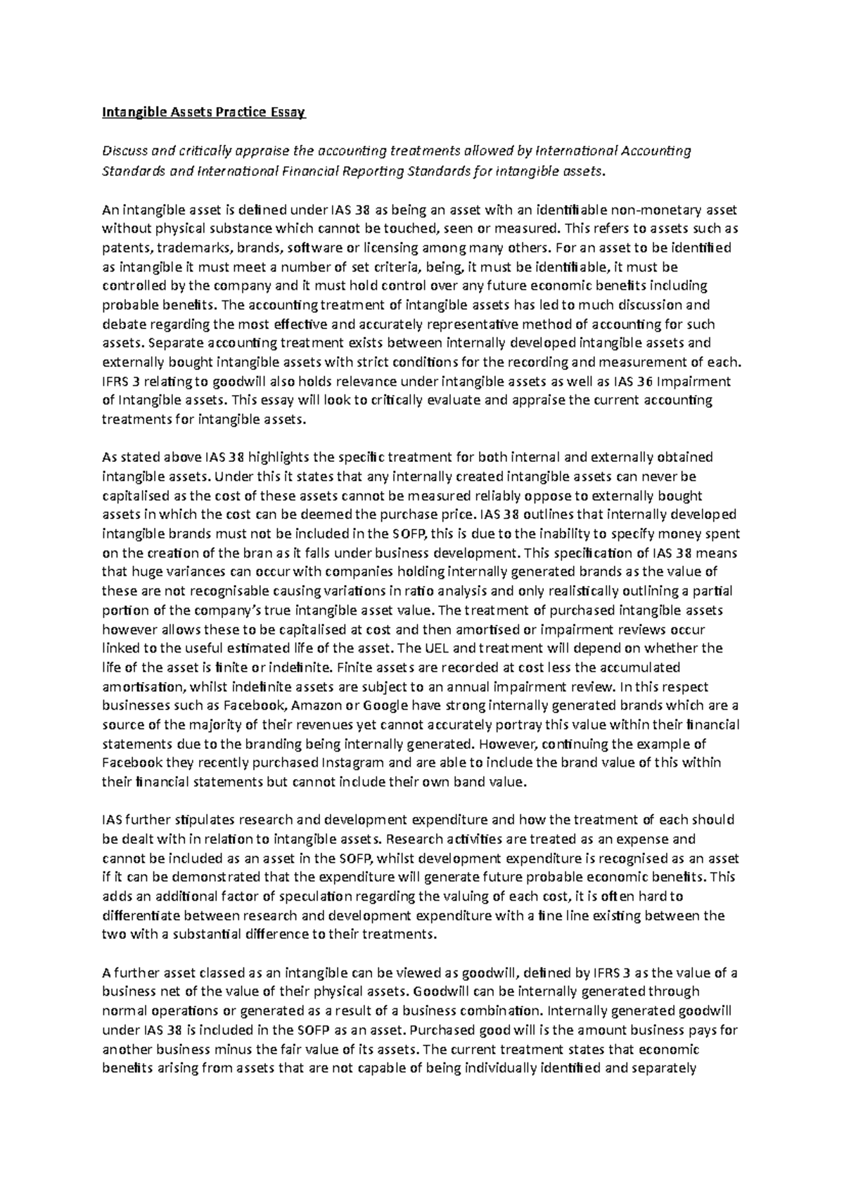 Intangible assets examples gaap picture