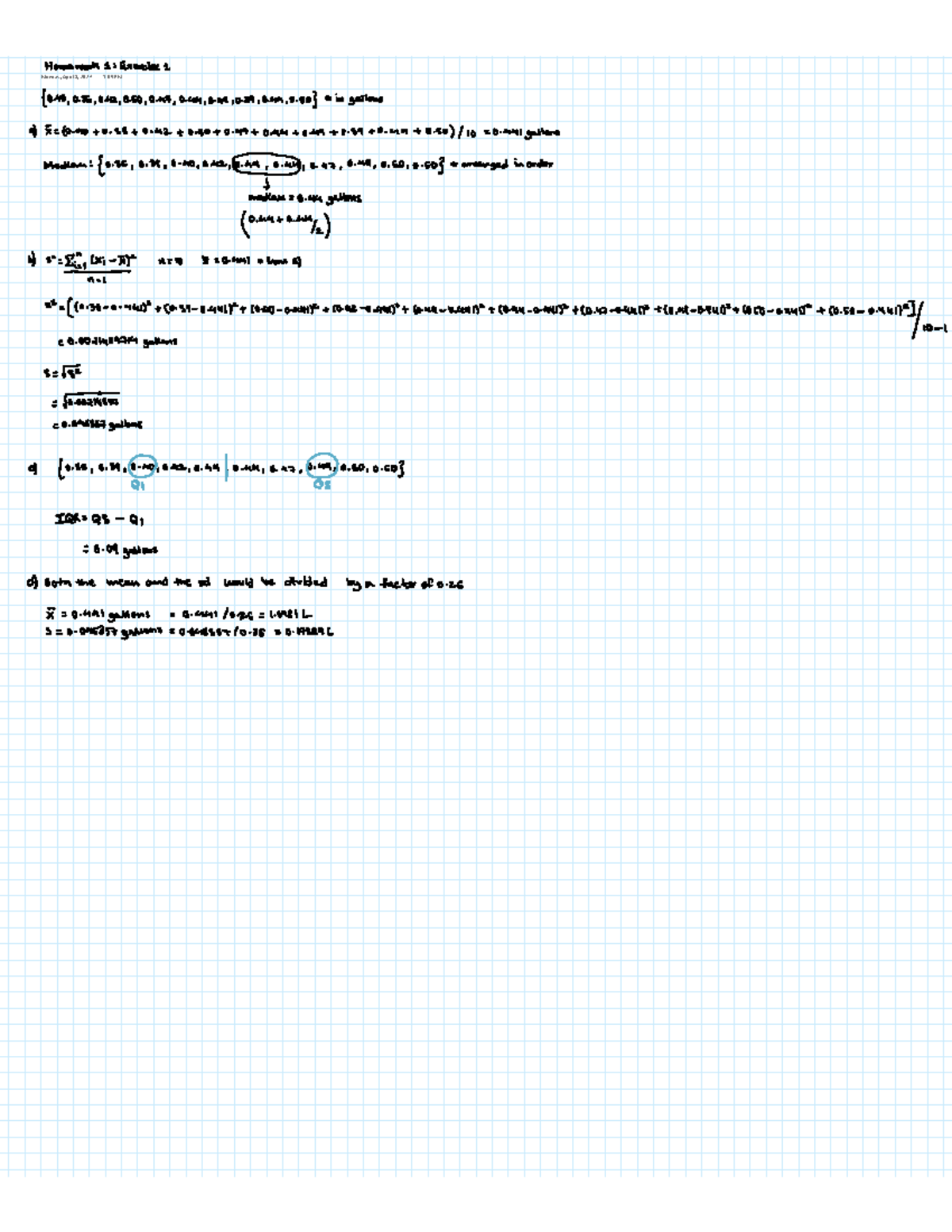 HW 1 Written - all pts given - MATH 11 - Monday, April 8, 2024 1:09 PM ...