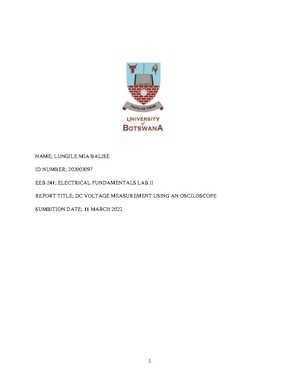 Course Outline - ELECTRICAL PRINCIPLES 2 - EEB 241 : Electrical ...