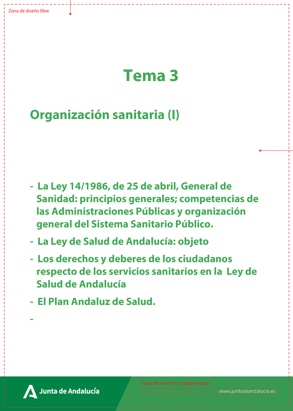 Imprimir 5 - Apuntes De Claser - Tema 3 Organización Sanitaria (I) - La ...