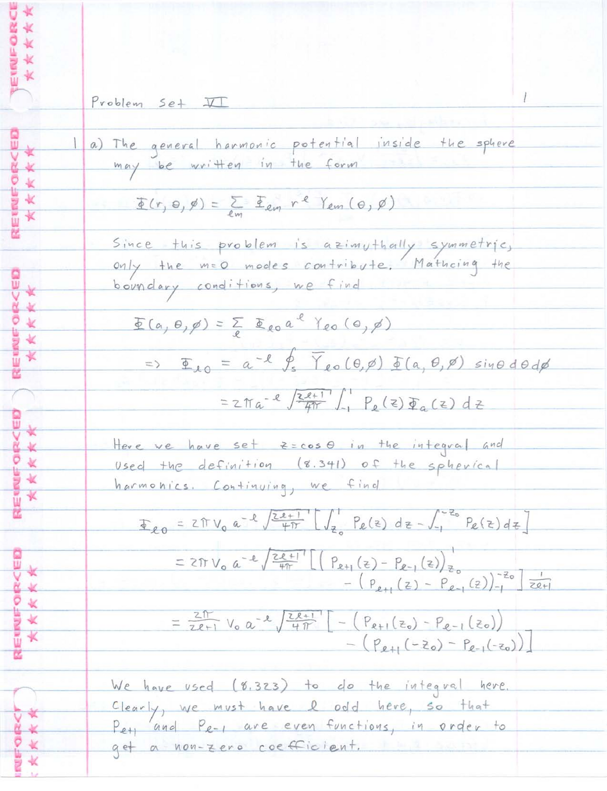 Solution to Problem set 6 - PHZ 5115 - Studocu