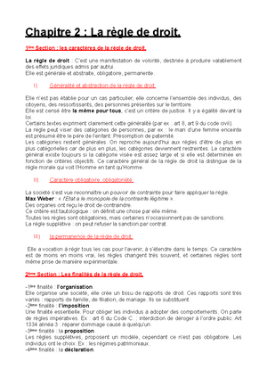 Introduction Au Droit Licence 1 - INTRODUCTION GENERALE AU DROIT PLAN ...