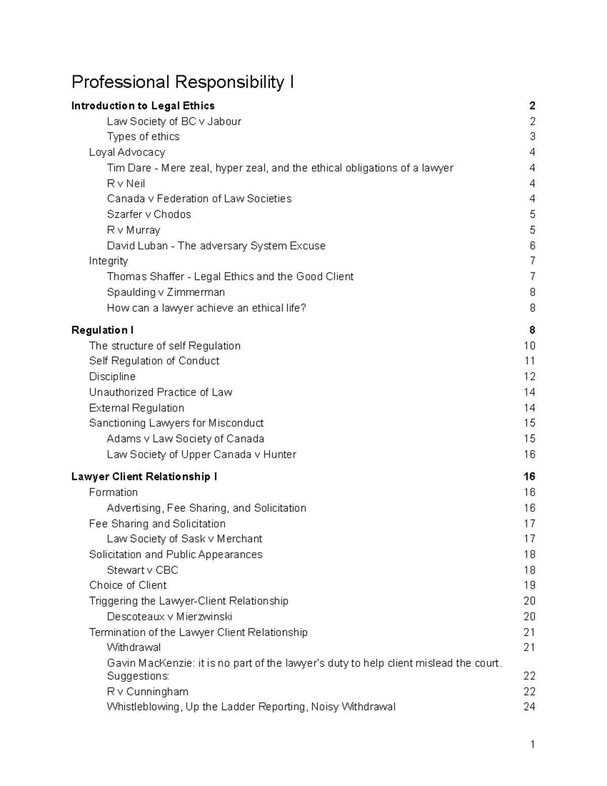Professional Responsibility Cans Laws 2099 Dal Studocu - 