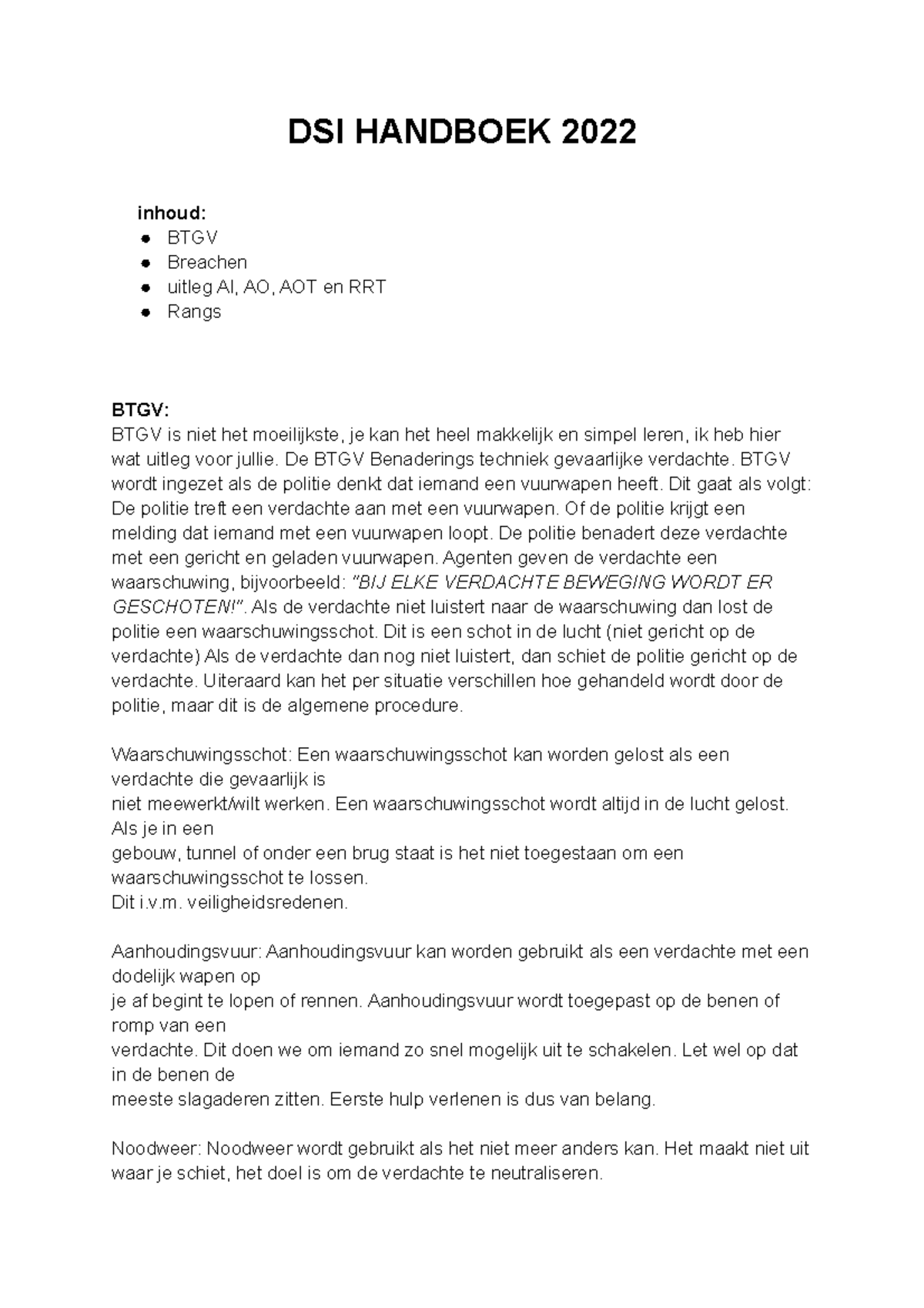DSI Handboek 2022 - 1222222222222222222 - DSI HANDBOEK 2022 inhoud ...