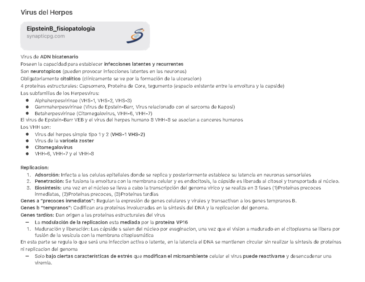 Virus del Herpes - 1. 2. 3. – 1. – Virus del Herpes Virus de ADN ...