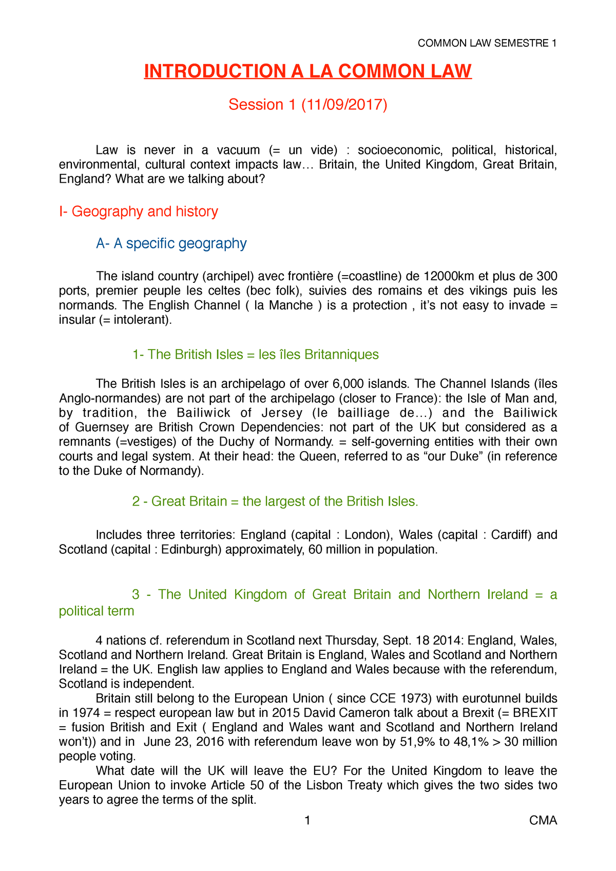 common law dissertation